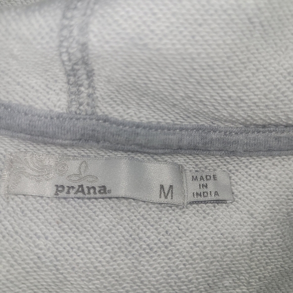 Prana Grey Pullover Hoodie M - Picture 7 of 7